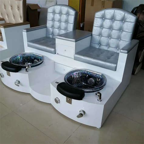 Lounge Pedicure Bowl Chairs Foot Spa Station Salon Nail Massage Sofa ...