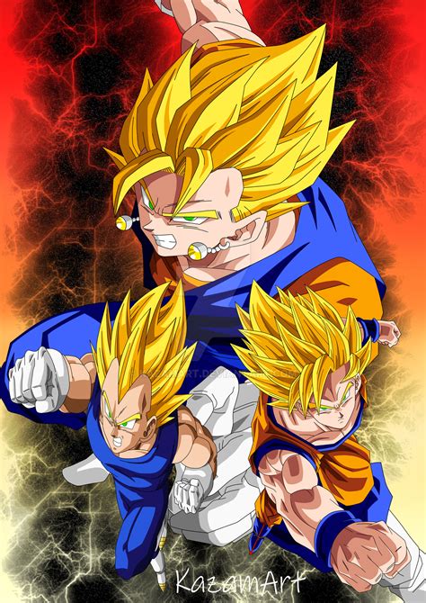 Fusion Vegeto Ssj By Kazamart On Deviantart