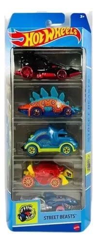 Hot Wheels Pack C 5un Original Mattel Street Beasts Hly77 Frete grátis