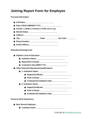 joining report application  template pdffiller