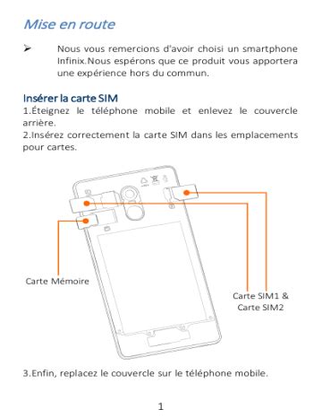 Hot X Infinix Hot Mode D Emploi Fixfr
