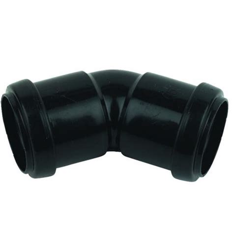 FLOPLAST 40mm Black Pushfit Waste Pipe Coupling On Demand Supplies