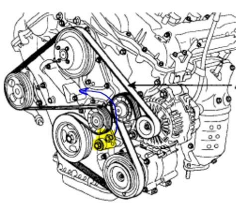 2007 Hyundai Elantra Serpentine Belt Diagram