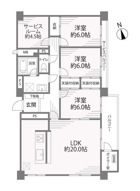 【ハトマークサイト】東京都中野区松が丘1丁目の パシフィック中野 3sldk 中古マンション