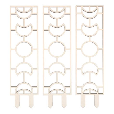 Опора для комнатных растений INBLOOM шпалера, 3 шт, 30x8 см, дерево 173 ...