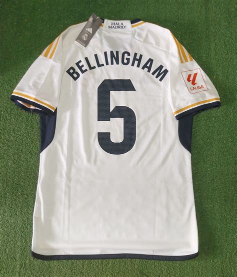 adidas soccer jersey real madrid home  jude bellingham