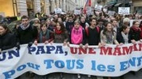 Mobilisation Massive Contre Le Mariage Gay Les Echos