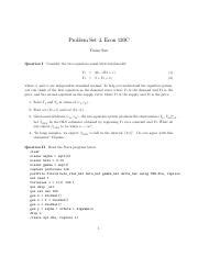 Problem Set Pdf Problem Set Econ C Yixiao Sun Question I