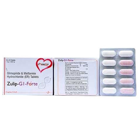 ZULIP G1 FORTE Tablets ARLAK BIOTECH PVT LTD