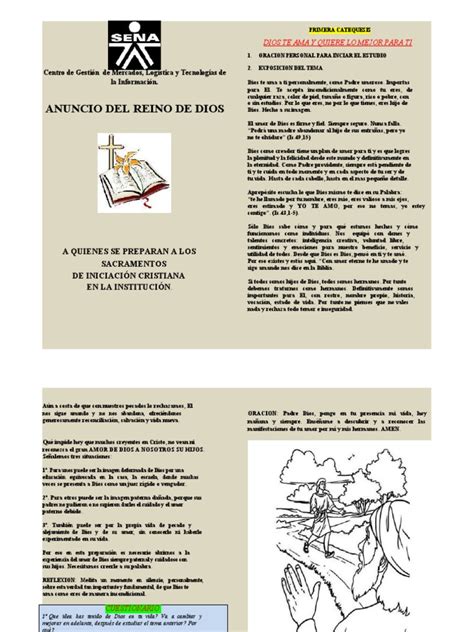 Catequesis Presacramental Pdf Pecado Salvación