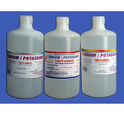 Sodium Pottassium Std For Flame Photometer Ready To Use