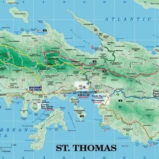 St. Thomas Virgin Islands Map | usvi-on-line.com