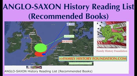 ANGLO SAXON History Reading List Recommended Books YouTube