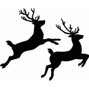 Flying Reindeer Silhouette at GetDrawings | Free download