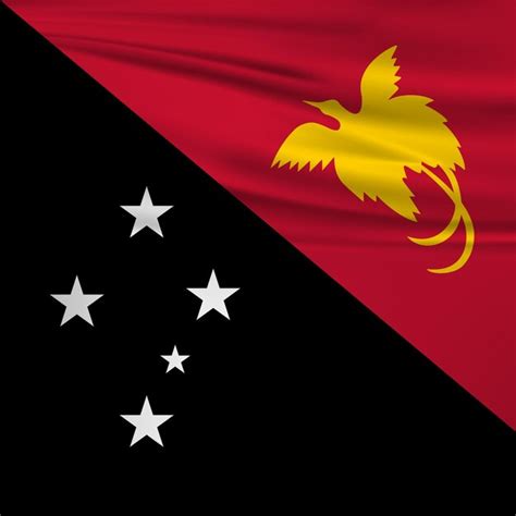 Premium Vector Illustration Of Papua New Guinea Flag And Editable Vector Papua New Guinea