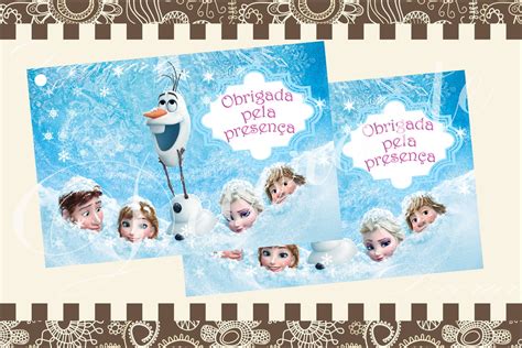 Tag Agradecimento X Cm Frozen Elo Produtos Especiais