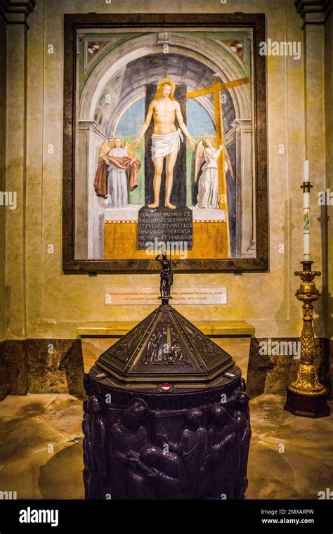 Baptismal Font Basilica Of St Ambrogio One Of The Most Important And