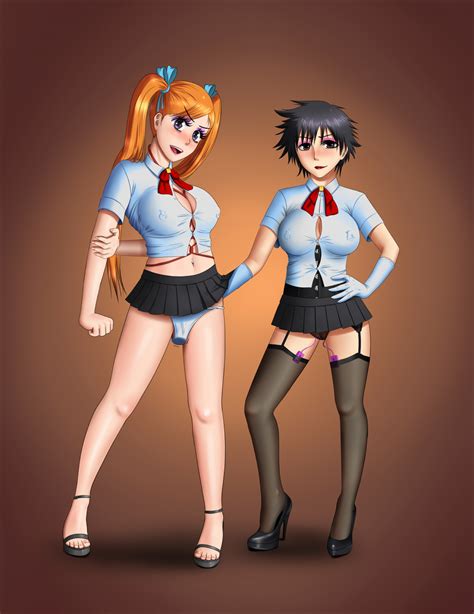 Orihime And Tatsuki By Katzueki Hentai Foundry