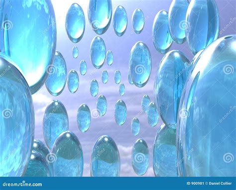 Abstract Crystal Drops stock illustration. Illustration of drop - 900981