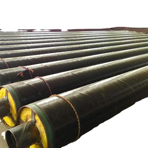 Underground Direct Buried Pre Insulated Thermal Insulation Steel Pipe For Hot Water Pipeline