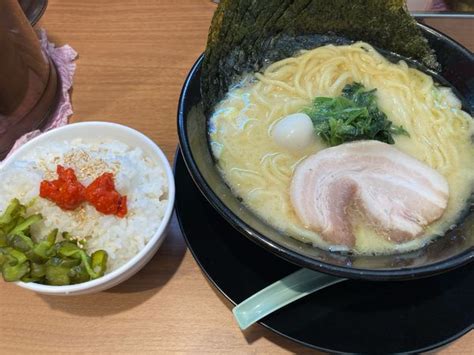 『ラーメン（塩）＋ 海苔増し』横浜家系ラーメン 晴天家 十日市場店のレビュー ラーメンデータベース