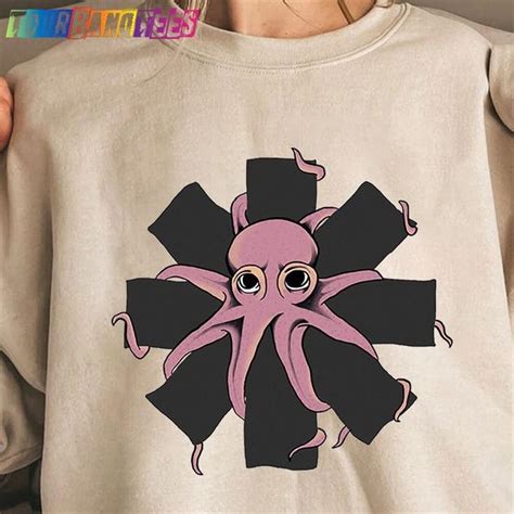 Red Hot Chili Peppers T Shirt Tour Shirt Rhcp Graphic Custom Unisex