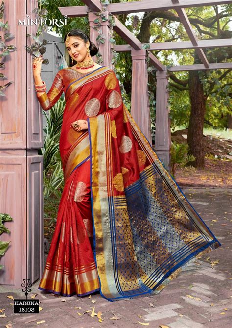 Varsiddhi Fashion Mintorsi Karuna Banarasi Silk Sarees Collection At