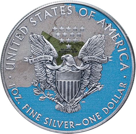 США 1 доллар 2019 "Шагающая Свобода - национальный парк Халеакала" в ...