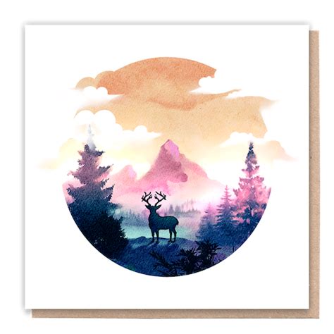 Stoic Deer Naked X Tree Cards Wholesale