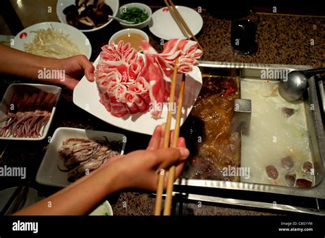 Hai Di Lao Hot Pot Restaurant In Beijing China Oct Stock Photo Alamy