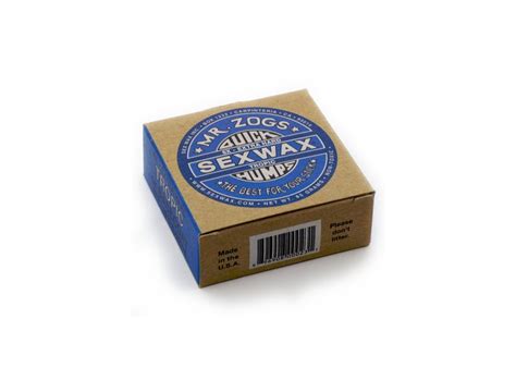 Sex Wax Quick Humps Paraffina Surf Etichetta Blu Tropical Water