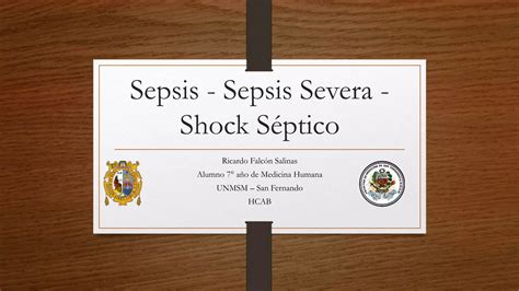 Sepsis Sepsis Severa Shock S Ptico Ppt