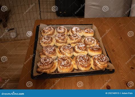 Kanelbullar Swedish Cinnamon Buns Baking Homemade Cinnamon Buns For