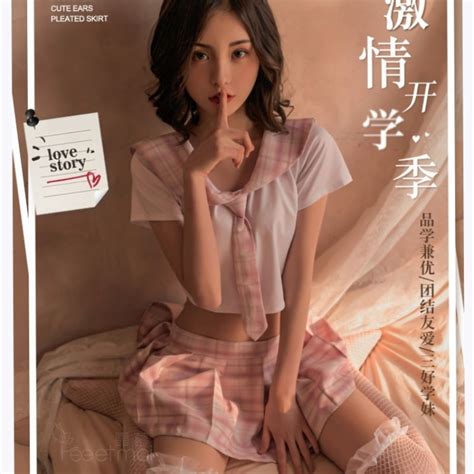 Sexy Lingerie Cosplay Japanese Uniform Plaid Skirt Box Seifuku Sailor School Uniform Shopee
