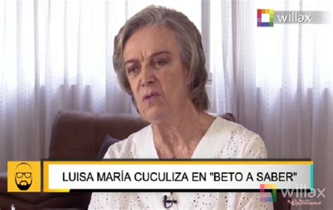 Luisa María Cuculiza Dios no libre y nos ampare de un comunismo