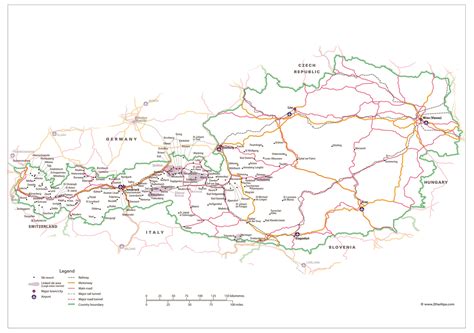 Skiing in the alps - Austria