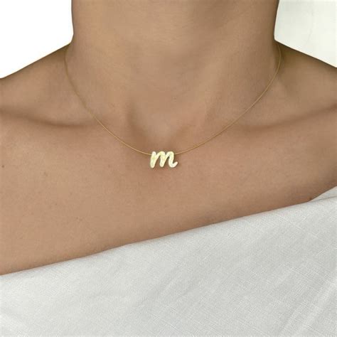 Gold Letters Choker Necklace In Chokers Choker Necklace Gold