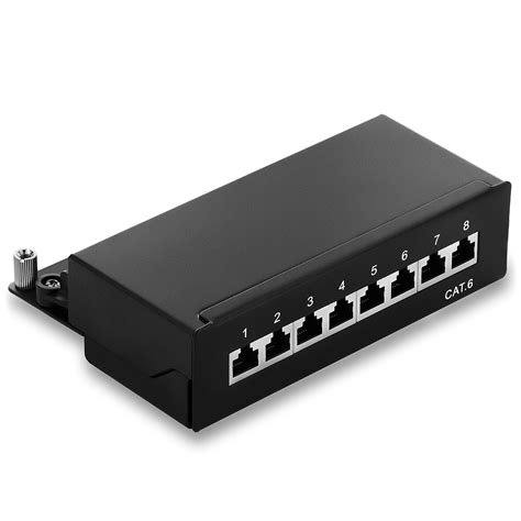 8 Port Pacthpanel Utp Wall Mount Rj45 Patch Panel Cat6 Cable Distributor Distributor Box Splitter