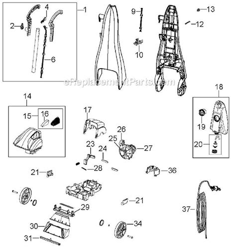 bissell  parts list  diagram bissell carpet