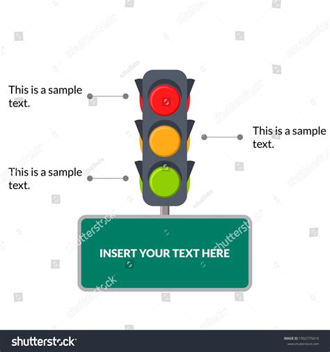 Infographic Traffic Light Signal Green Sign Stock Vector (Royalty Free ...