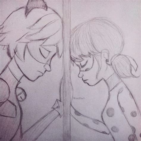 Ladybug And Cat Noir Drawings Step By Step