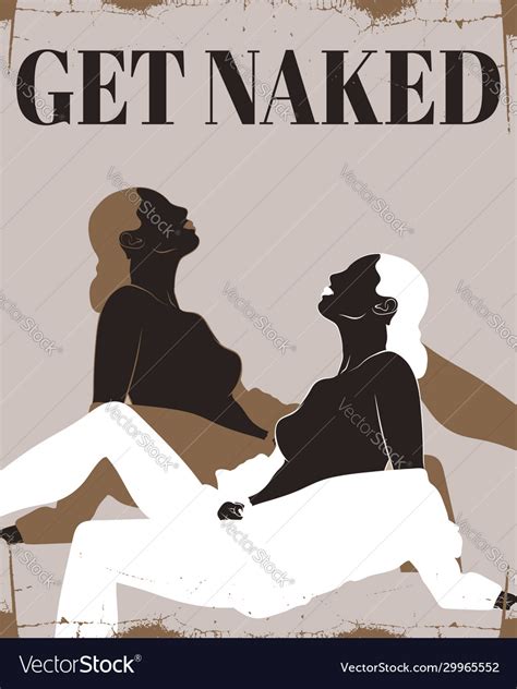 Get Naked Hand Drawn Pretty Royalty Free Vector Image