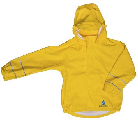 DRY KIDS Regenjacke (1-St) Wasserdichte ungefütterte Jacke für Kinder