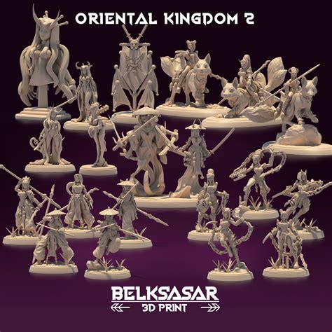 D File Oriental Kingdom Nude Miniatures January Design To