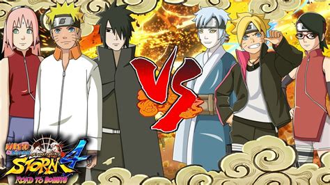 Naruto Gaiden Team 7 Vs Team Konohamaru Naruto Shippuden Ultimate