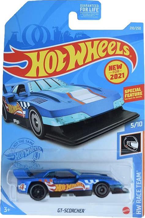 Amazon Hot Wheels Gt Scorcher Hw Race Team Blue Toys Games