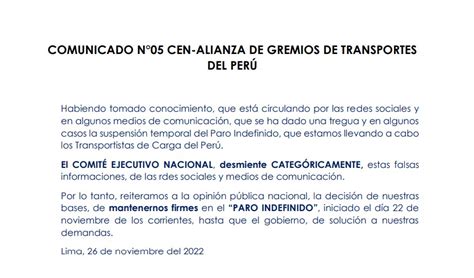 Transportistas De Carga Pesada Descartan Tregua Y Paro Indefinido Se Mantiene Firme A Nivel