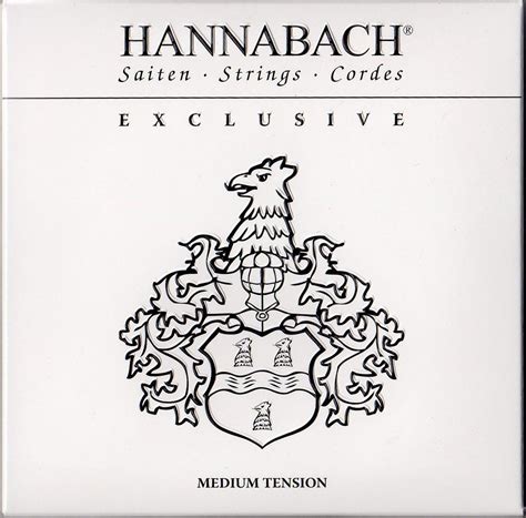 Hannabach Classical Guitar Strings Series Medium High Tension