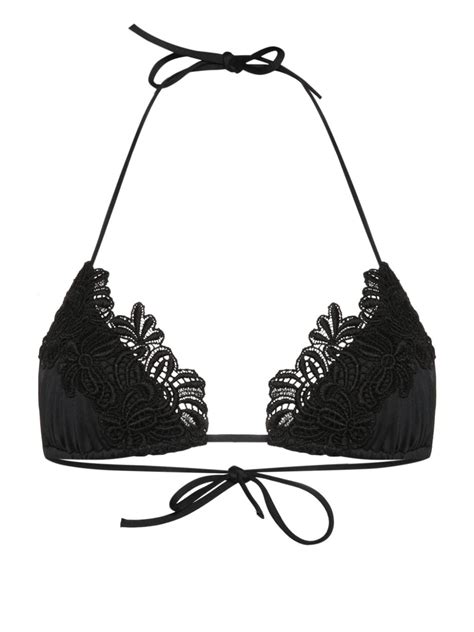 Ermanno Scervino macramé detailing Bikini Top Farfetch