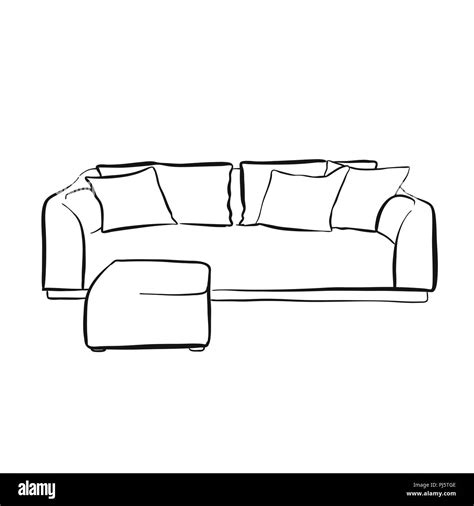 Cartoon Couch Drawing Easy